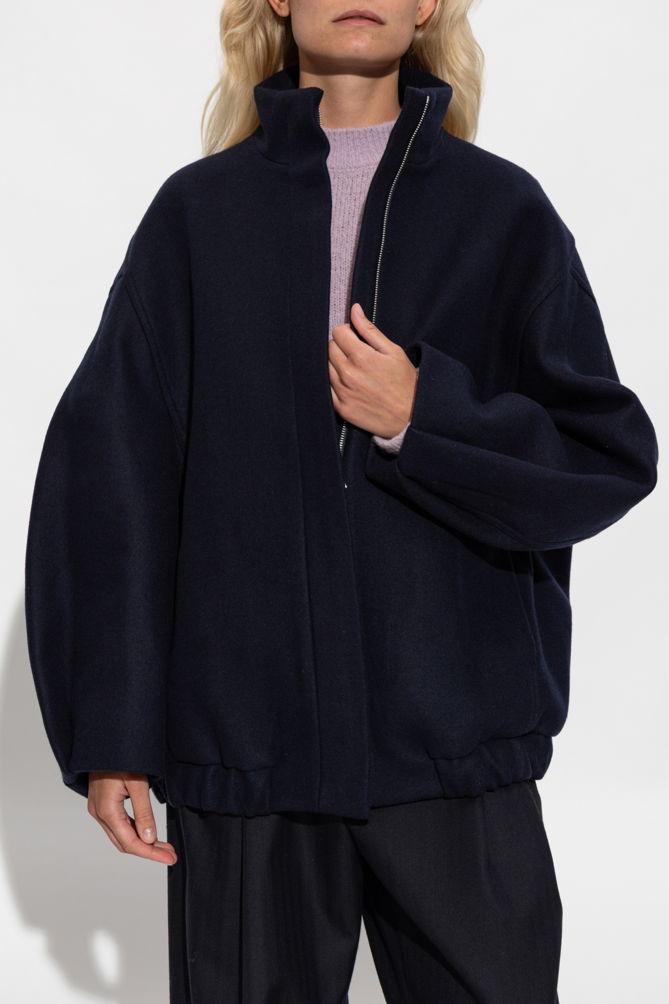 Navy blue Jacket `Voles` Dries Van Noten - Vitkac Slovakia